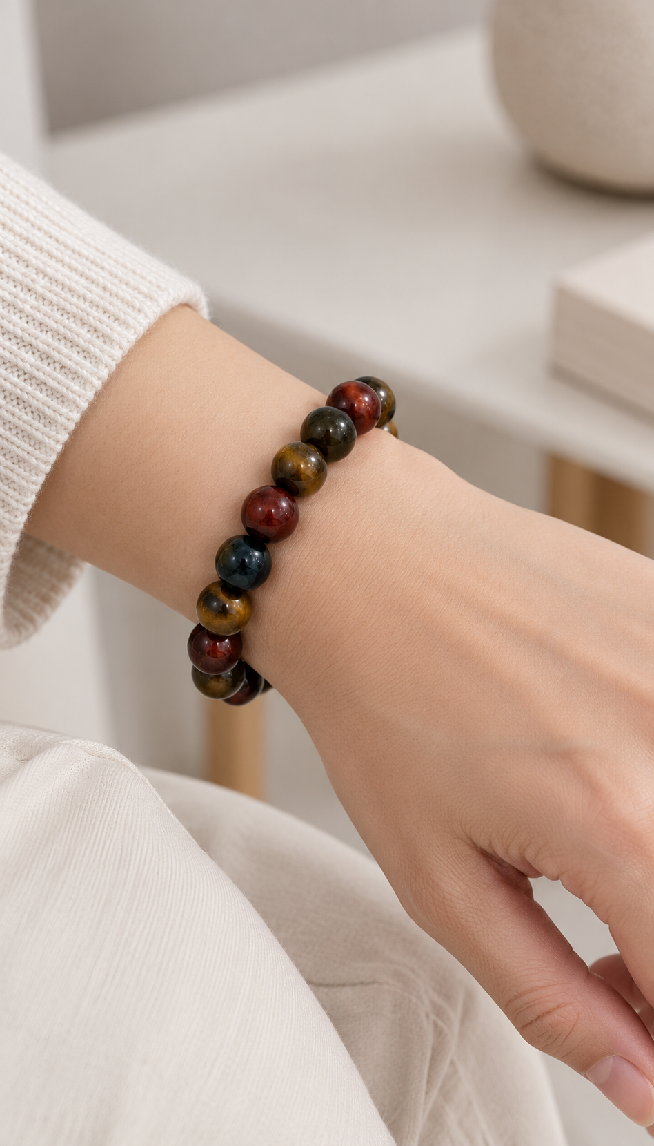 Rainbow tiger-eye
